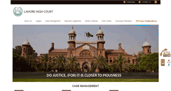 Desktop Screenshot of lhc.gov.pk